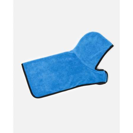 Полотенце-халат для собак Zoozavr 60см Синий