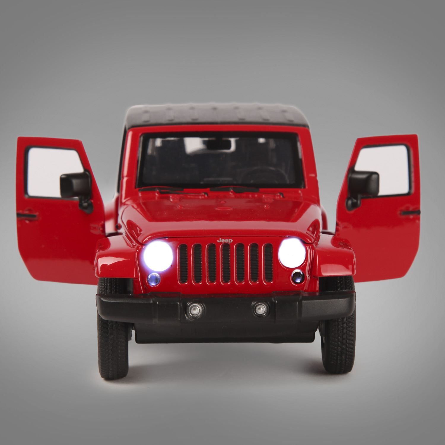 Автомобиль Mobicaro Jeep Jeep Wrangler 1:32 красный 68331 - фото 7