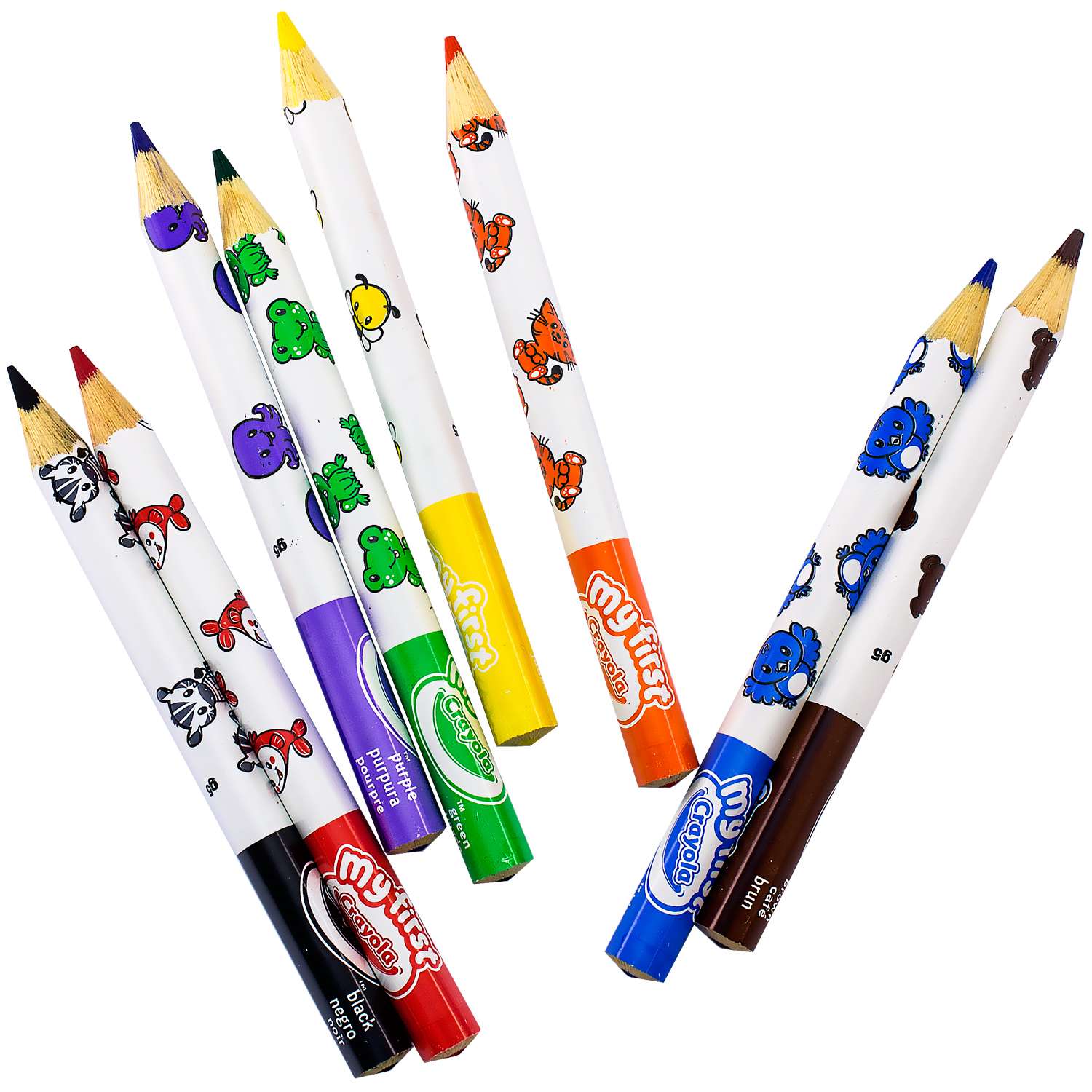 Набор карандашей Crayola толстых для малышей 8 цв - фото 1