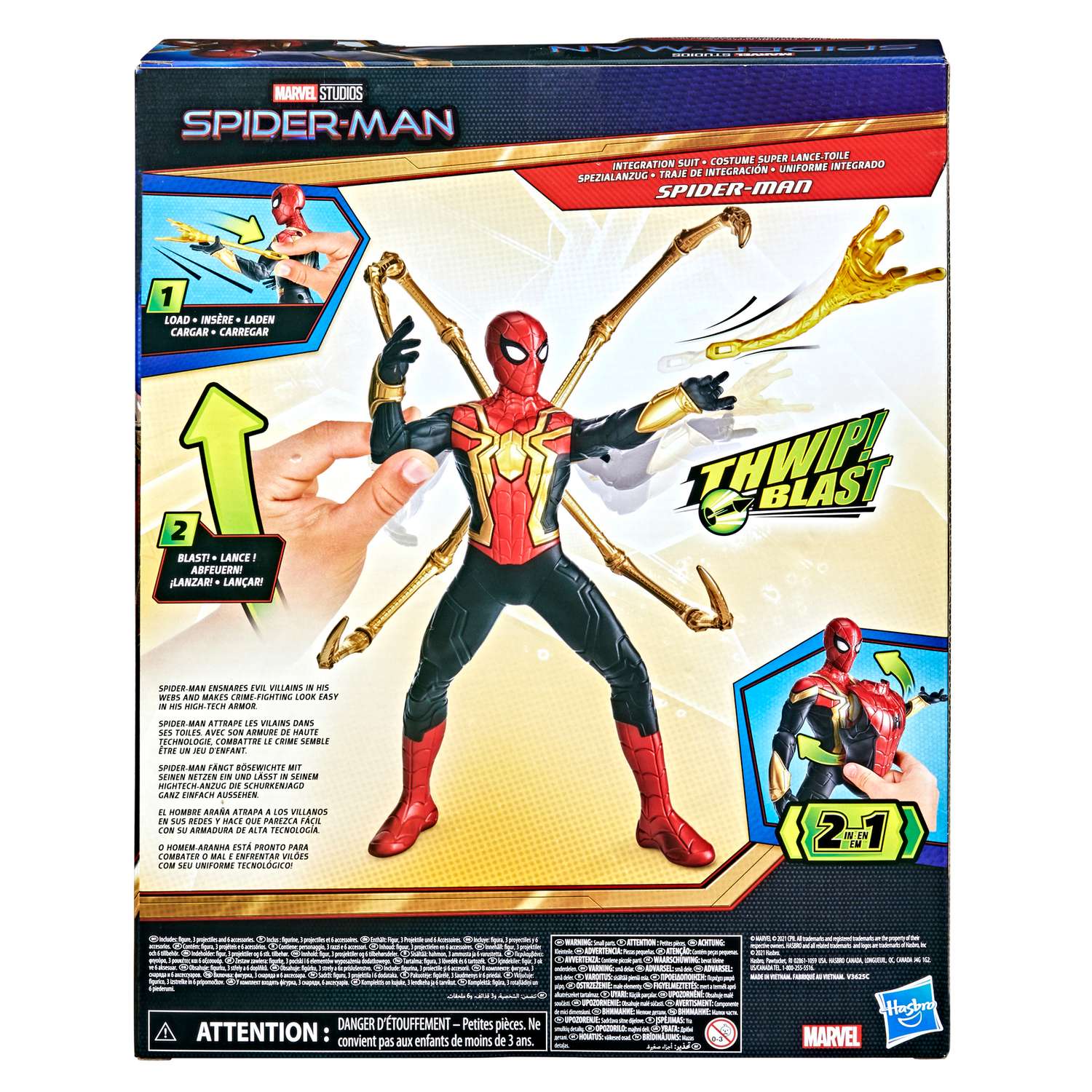 Фигурка Человек-Паук (Spider-man) Титан Делюкс Человек-паук F02385L0 - фото 3