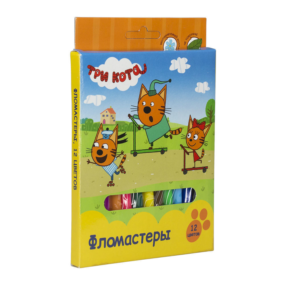 Фломастеры Kinderline 12 цветов - фото 2