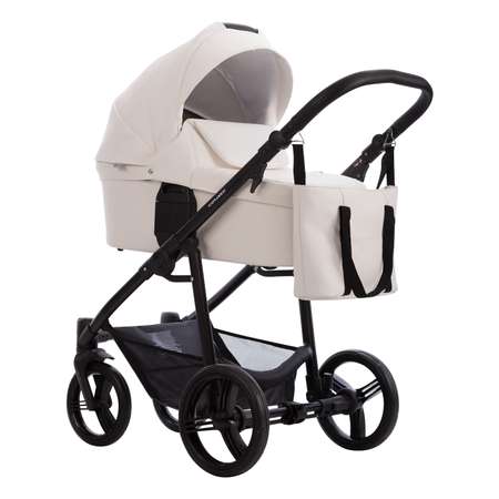 Коляска 2в1 Bebetto Explorer Air Pro экокожа шасси Черное 01