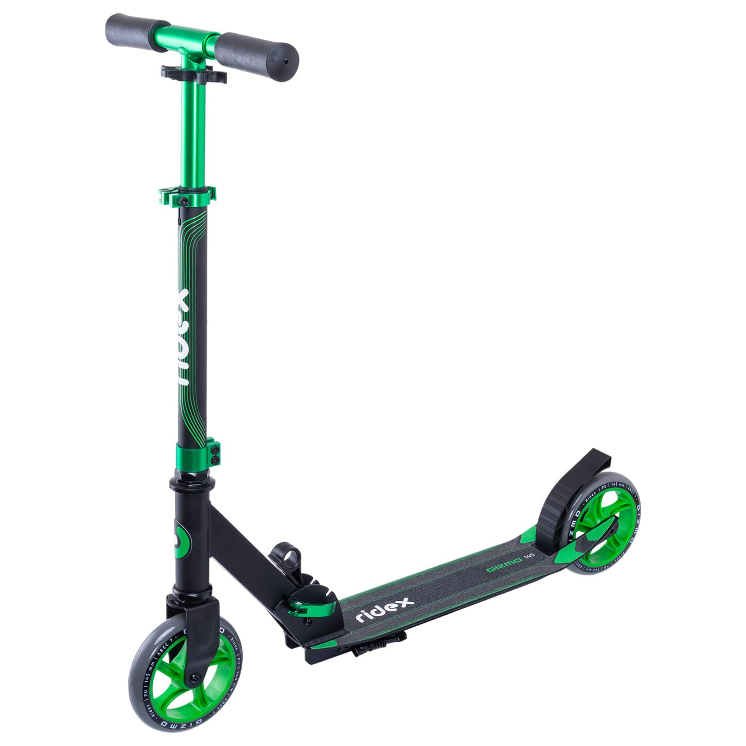 Самокат RIDEX двухколесный Scooter 2 whhels Gizmo 145 green - фото 1