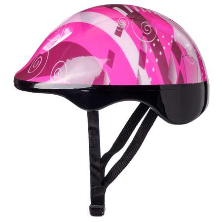 Защита Шлем BABY STYLE для роликовых коньков розовый Обхват 57 см