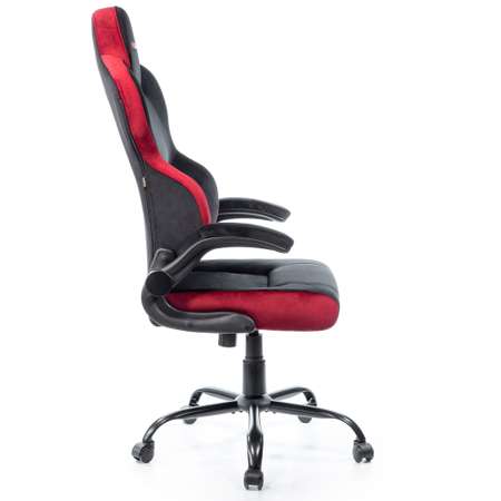 Кресло компьютерное VMMGAME Игровое UNIT велюр черно-красный
