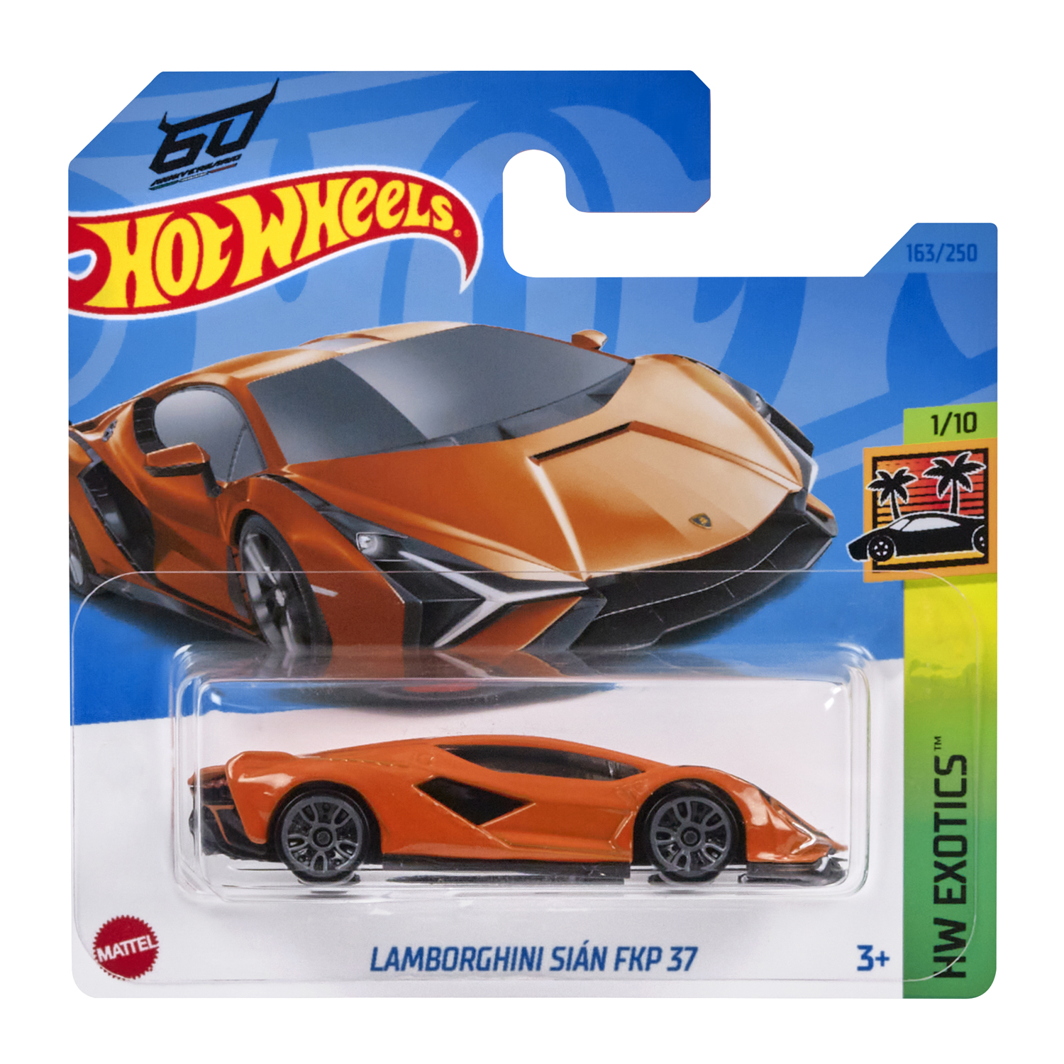 Автомобиль Hot Wheels Lamborghini 1:64 без механизмов 5785-A163-HKH93 - фото 1