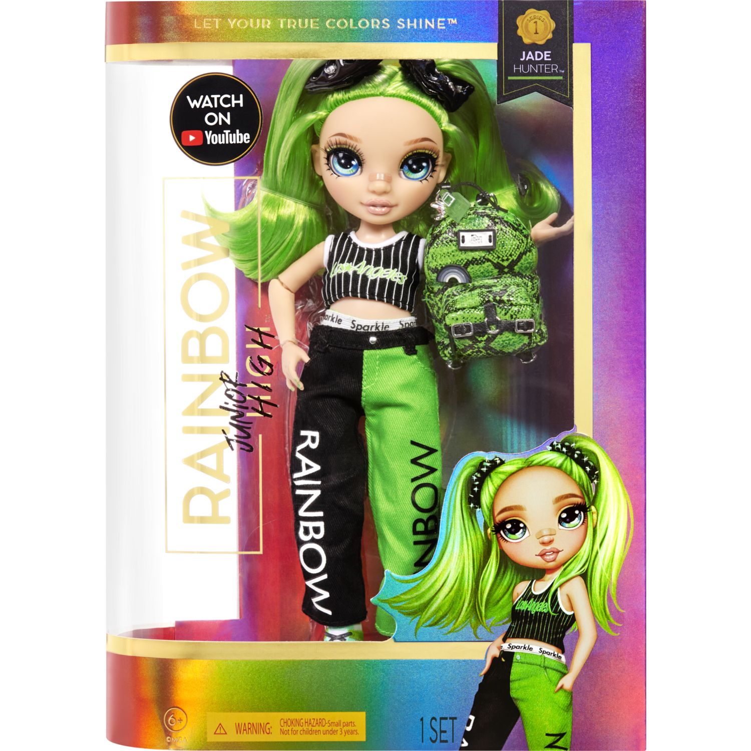 Кукла Rainbow High Jr. High Серия 1 Jade Hunter купить по цене 4399 ₽ в  интернет-магазине Детский мир