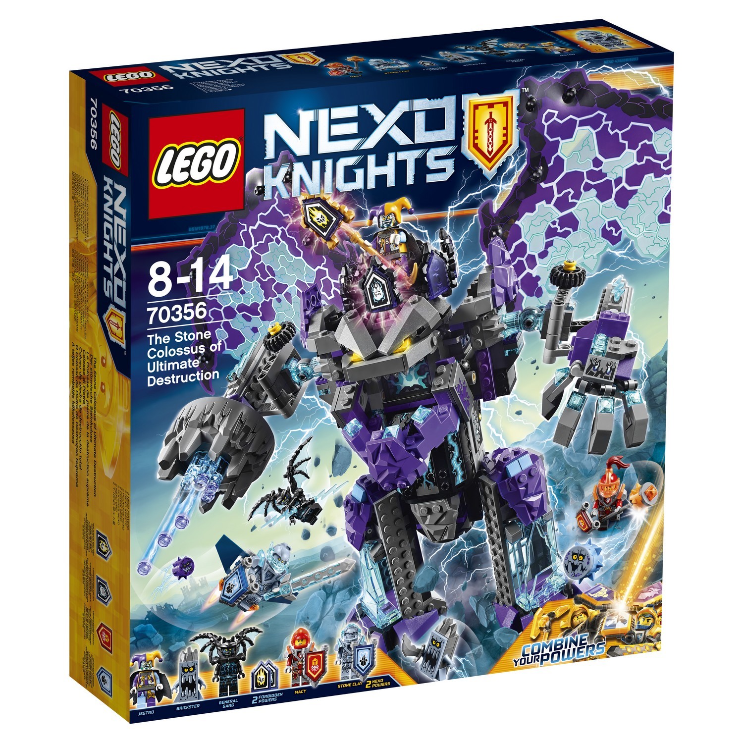 Конструктор LEGO Nexo Knights Каменный великан-разрушитель (70356) купить  по цене 5799 ₽ в интернет-магазине Детский мир