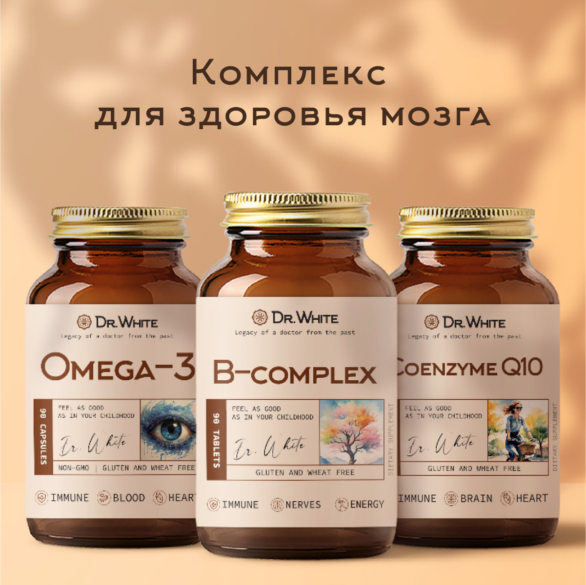 Коэнзим Q10 100 мг Dr.White Coenzyme Q10 - фото 12