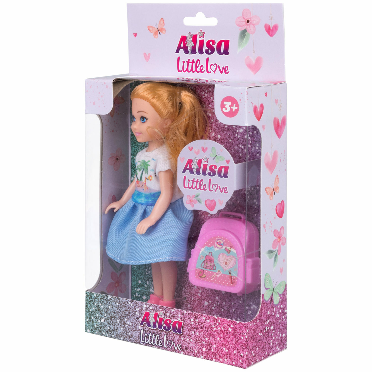 Кукла детская 1TOY Alisa Little Love блондинка мини Т24367 - фото 6