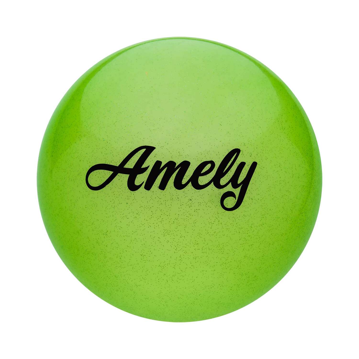 Мяч Amely для художественной гимнастики AGB-102-19-green - фото 1
