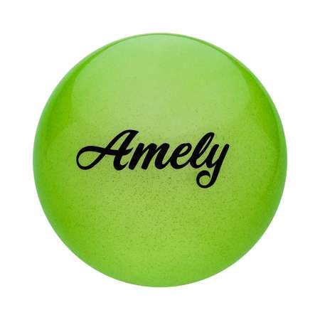 Мяч Amely для художественной гимнастики AGB-102-19-green