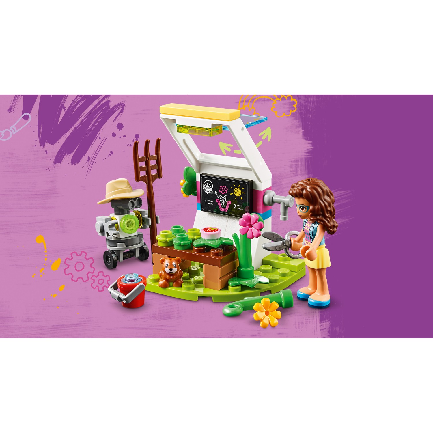 Конструктор LEGO Friends Цветочный сад Оливии 41425 - фото 4