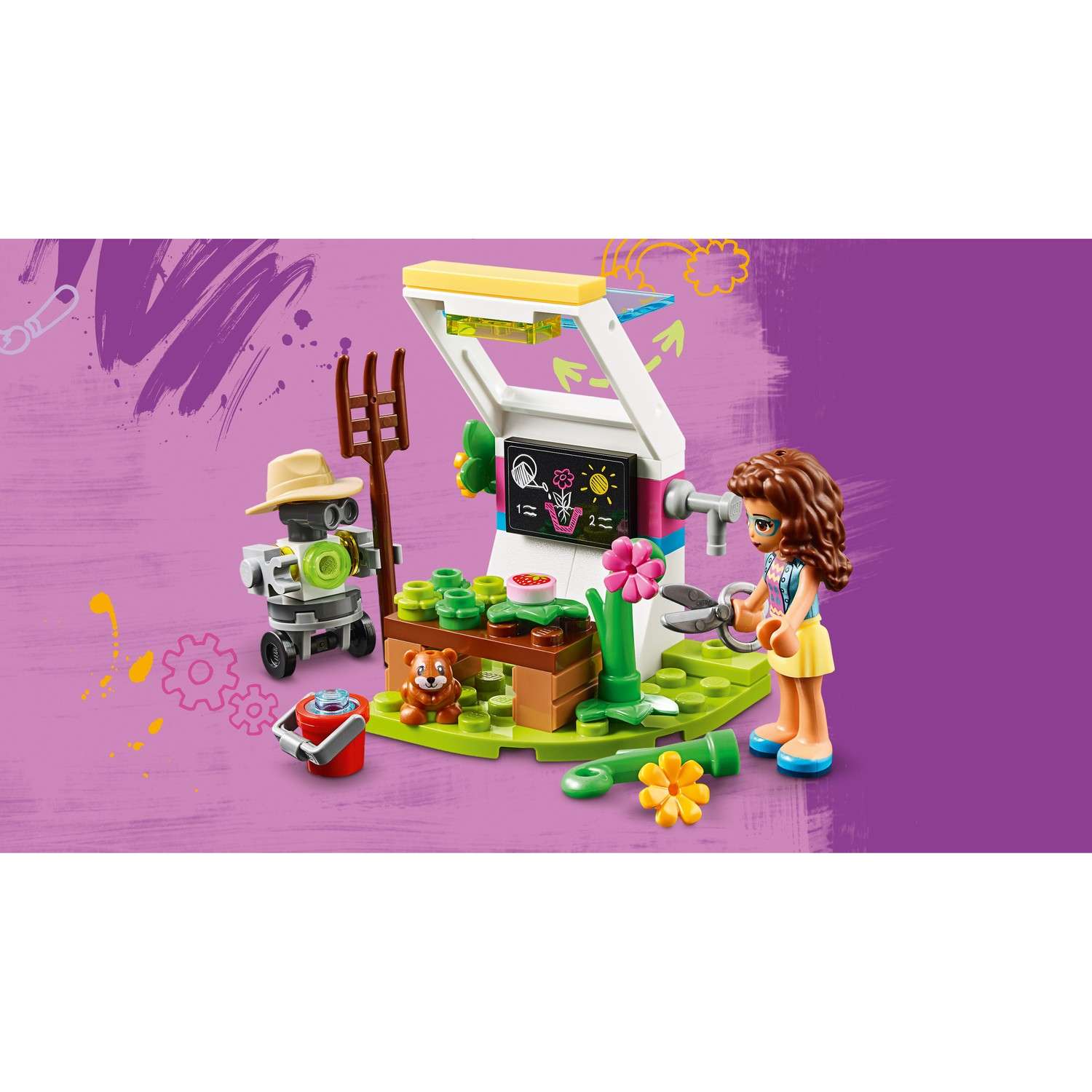 Конструктор LEGO Friends Цветочный сад Оливии 41425 - фото 4