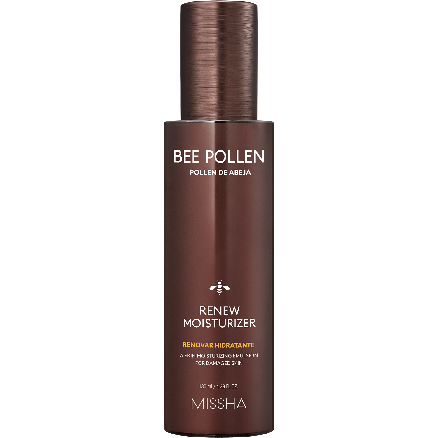 Эмульсия MISSHA для лица с экстр пчелиной пыльцы Bee Pollen Renew Intense Moisturiser 130мл - фото 1