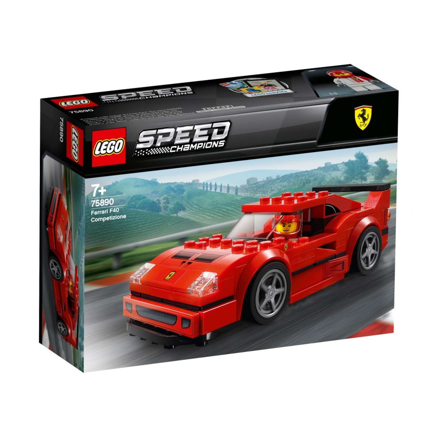 Конструктор LEGO Speed Champions Ferrari F40 Competizione L-75890 - фото 2