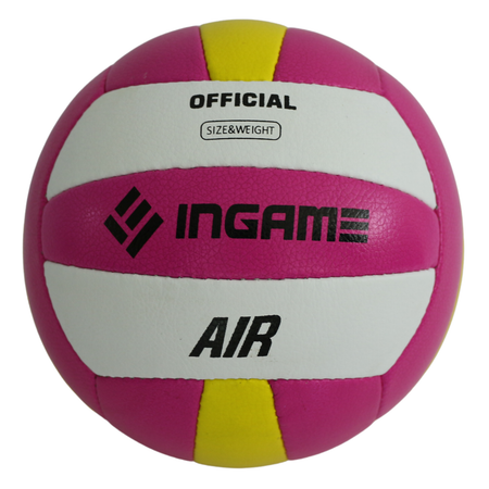 Мяч волейбольный InGame AIR розово-желтый