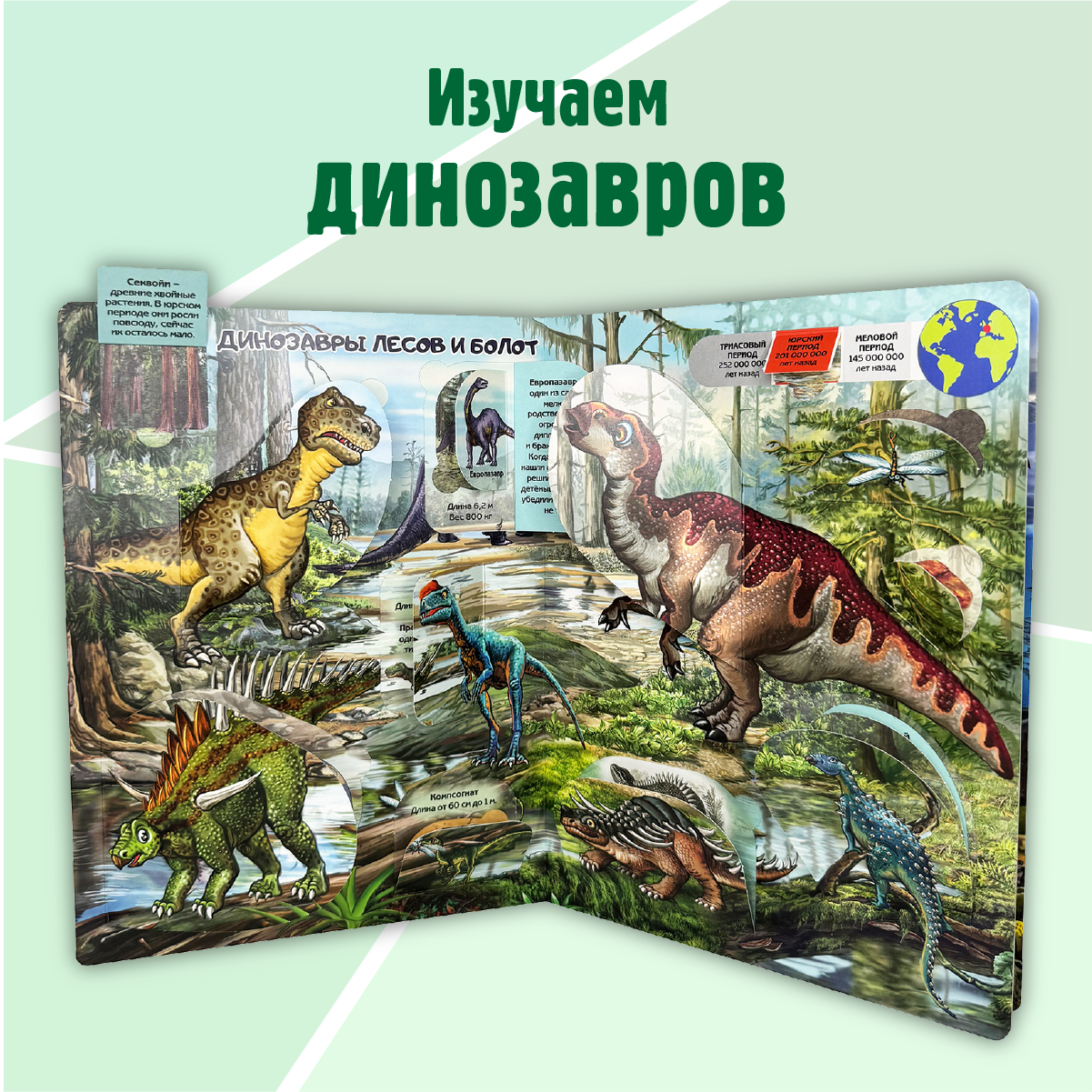 Энциклопедия с окошками BimBiMon книга детская - фото 3