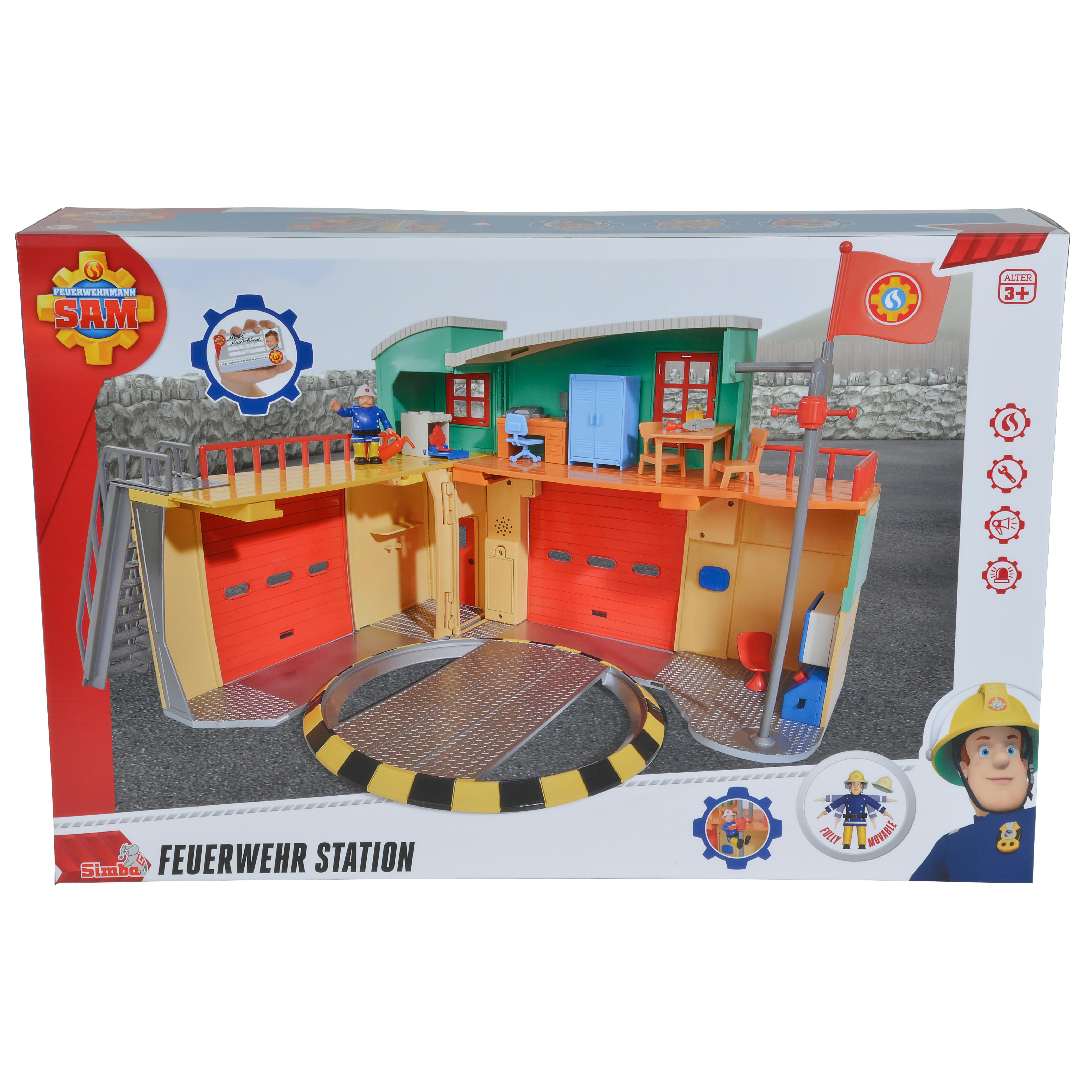 Пожарная станция Fireman Sam фигука со световыми и звуковыми эффектами  купить по цене 999 ₽ в интернет-магазине Детский мир