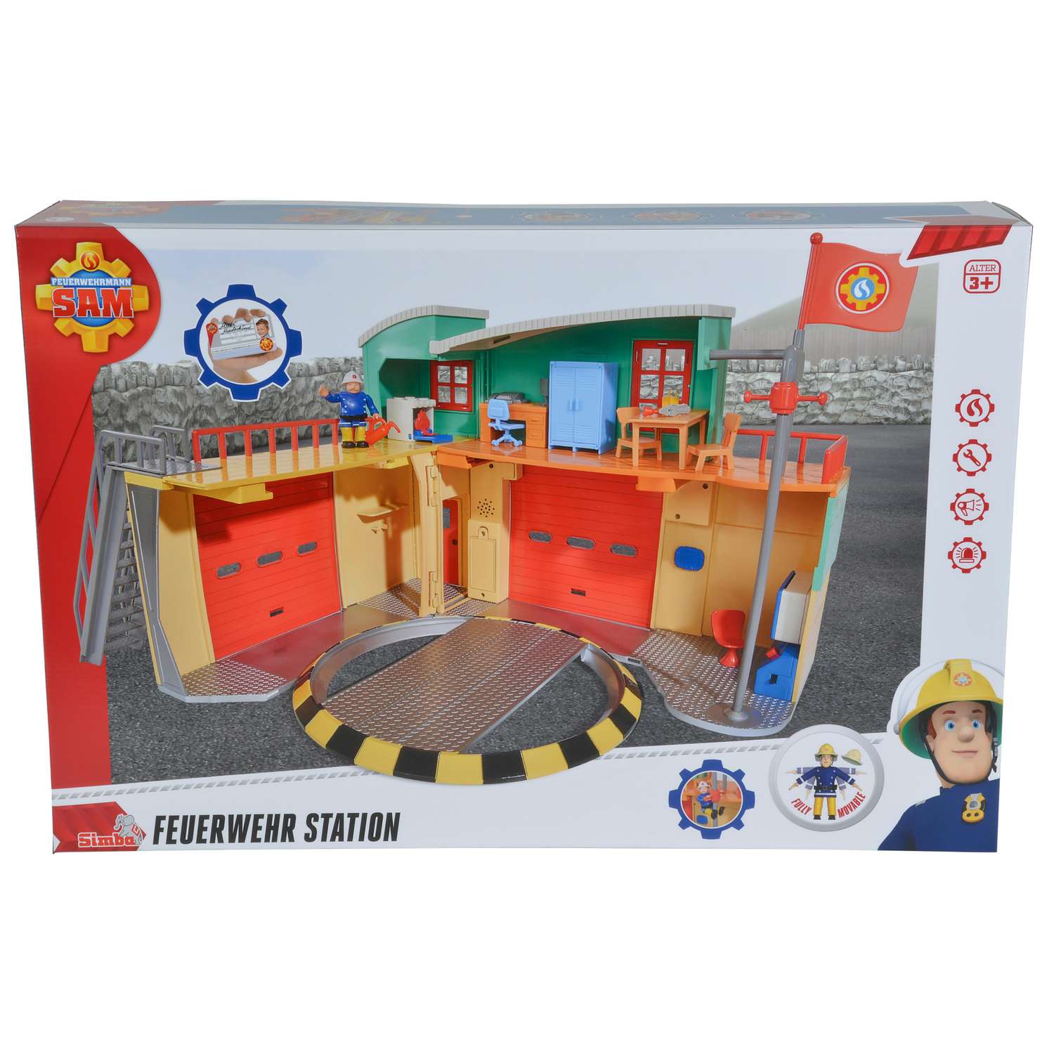 Пожарная станция Fireman Sam фигука со световыми и звуковыми эффектами 9258282 - фото 2