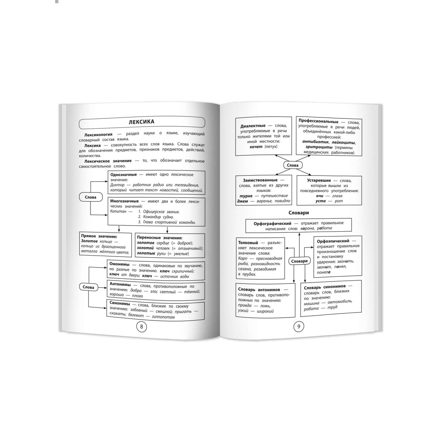 Книга ТД Феникс Все правила для начальной школы в таблицах и схемах - фото 10