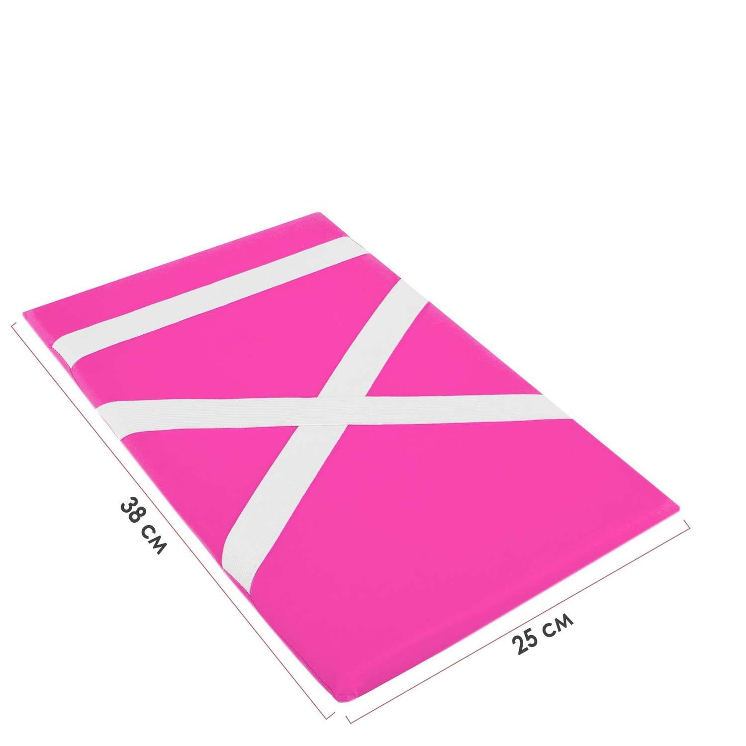 Защита спины гимнастическая Grace Dance подушка для растяжки. лайкра. цвет розовый. 38 х 25 см - фото 1