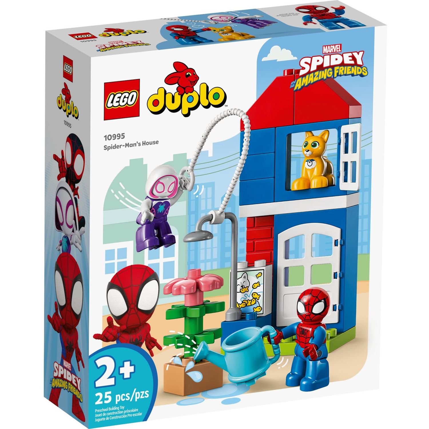 Конструктор LEGO DUPLO Дом Человека-паука 10995 купить по цене 1999 ₽ в  интернет-магазине Детский мир