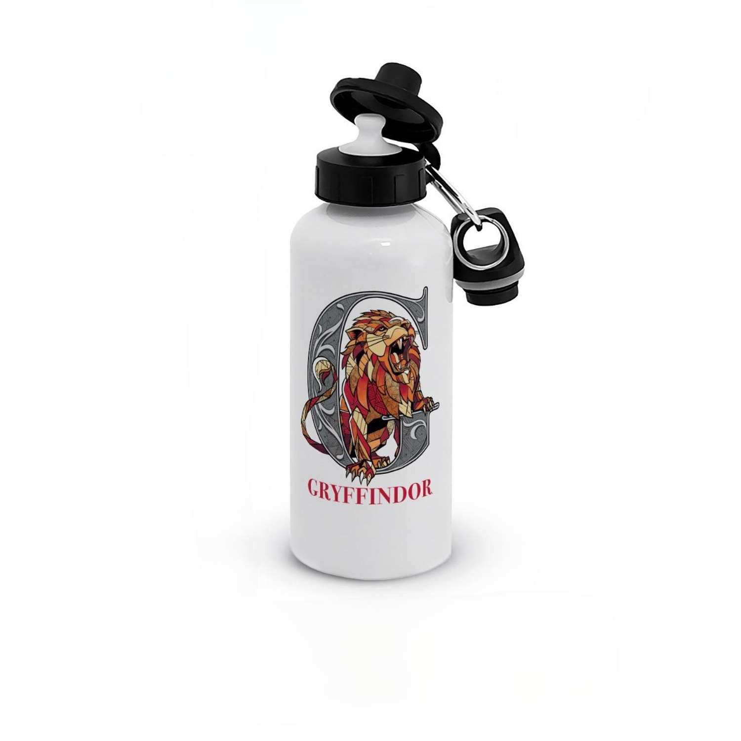 Бутылка для воды спортивная PrioritY Гарри Поттер Гриффиндор 500 мл с карабином - фото 1