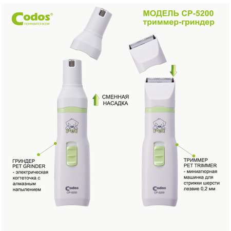 Триммер-Гриндер для животных CODOS CP-5200