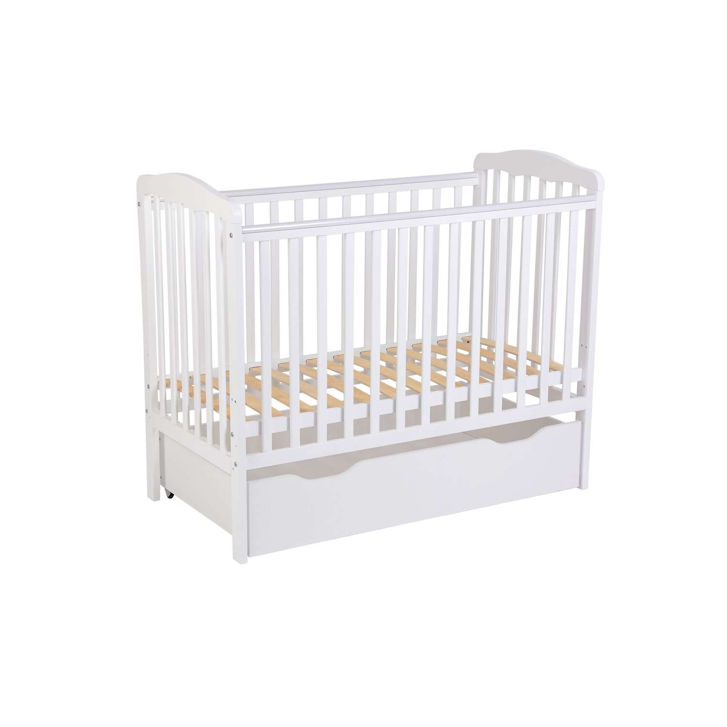 Кроватка детская Polini kids Simple 310-01 Белый - фото 4