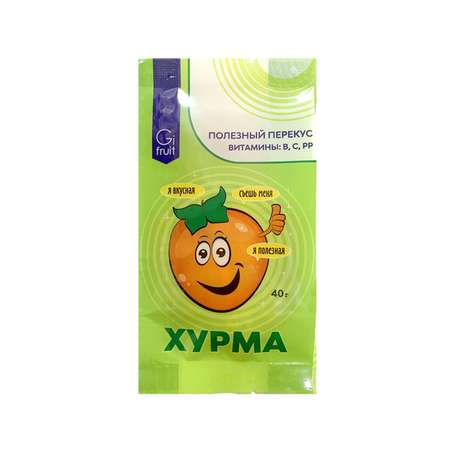 Фрукты сушеные Gifruit хурма 40г