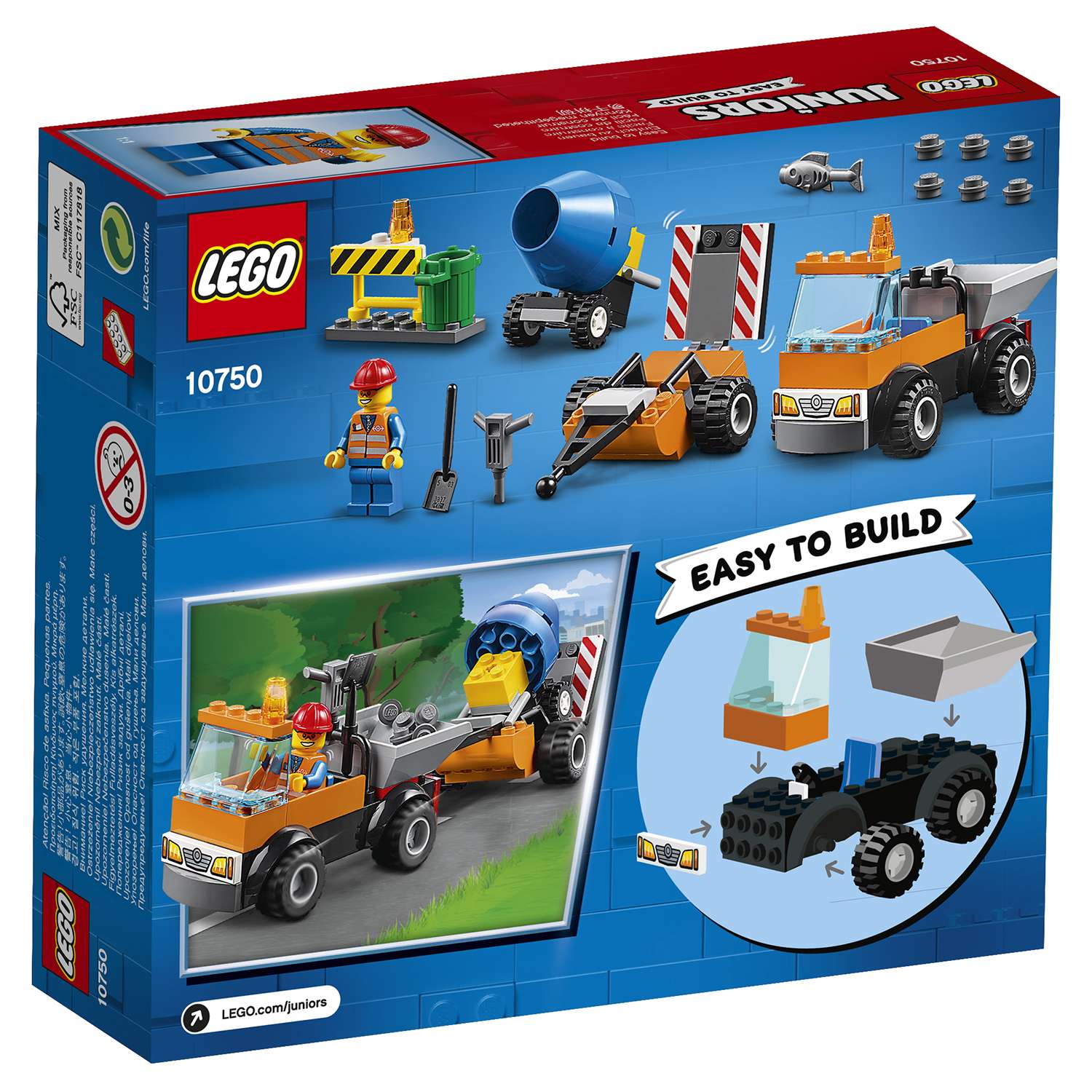 Конструктор LEGO Грузовик дорожной службы Juniors (10750) - фото 3