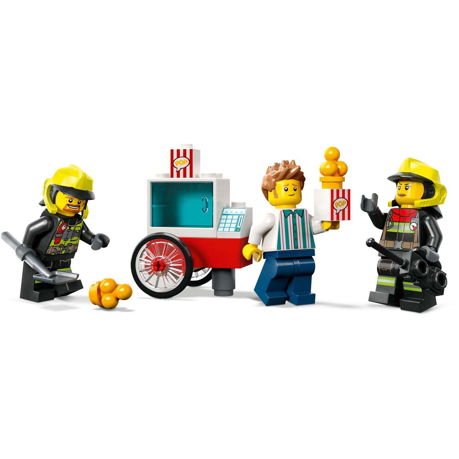 Конструктор Lego City Пожарная часть и пожарная машина 60375 - фото 6
