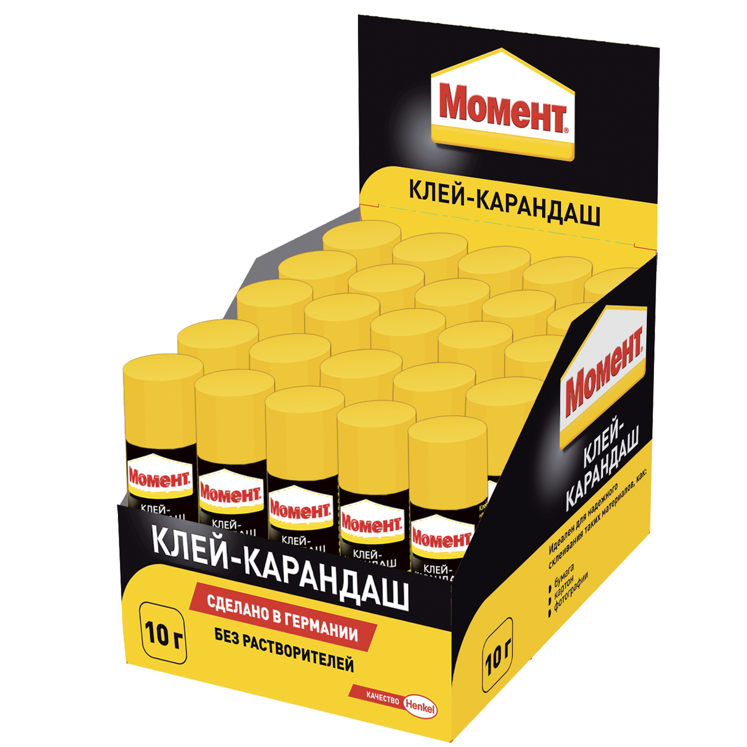 Клей HENKEL момент Карандаш канцелярский 10г - фото 2