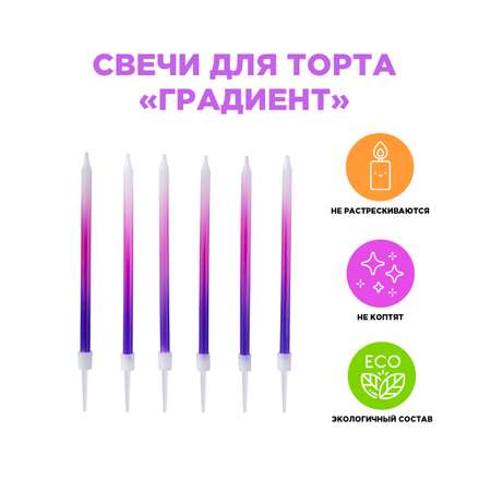 Свечи топперы на торт для пр Paterra 401-989