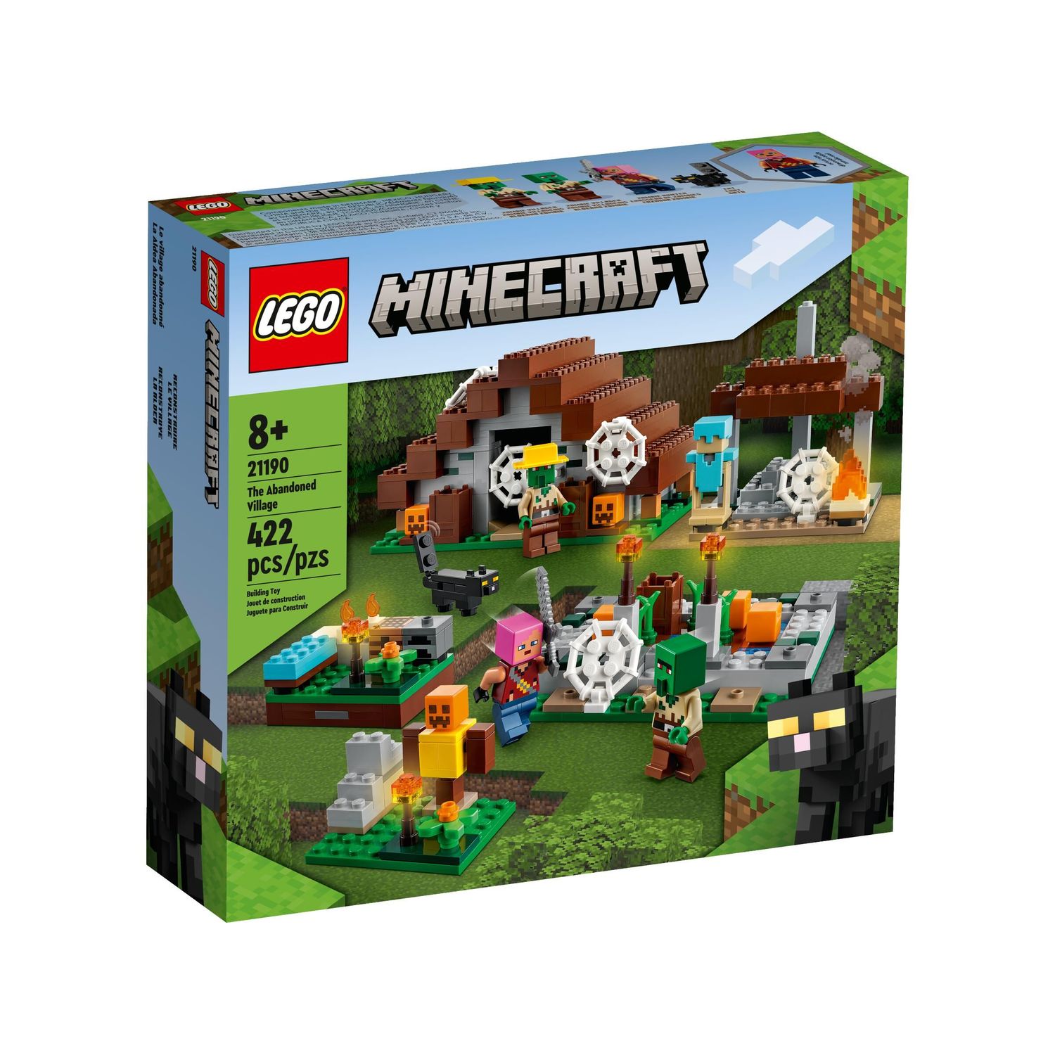 Конструктор LEGO Minecraft Заброшенная деревня 21190 купить по цене 5019 ₽  в интернет-магазине Детский мир