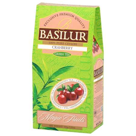 Чай зеленый Basilur Волшебные фрукты Клюква100 г