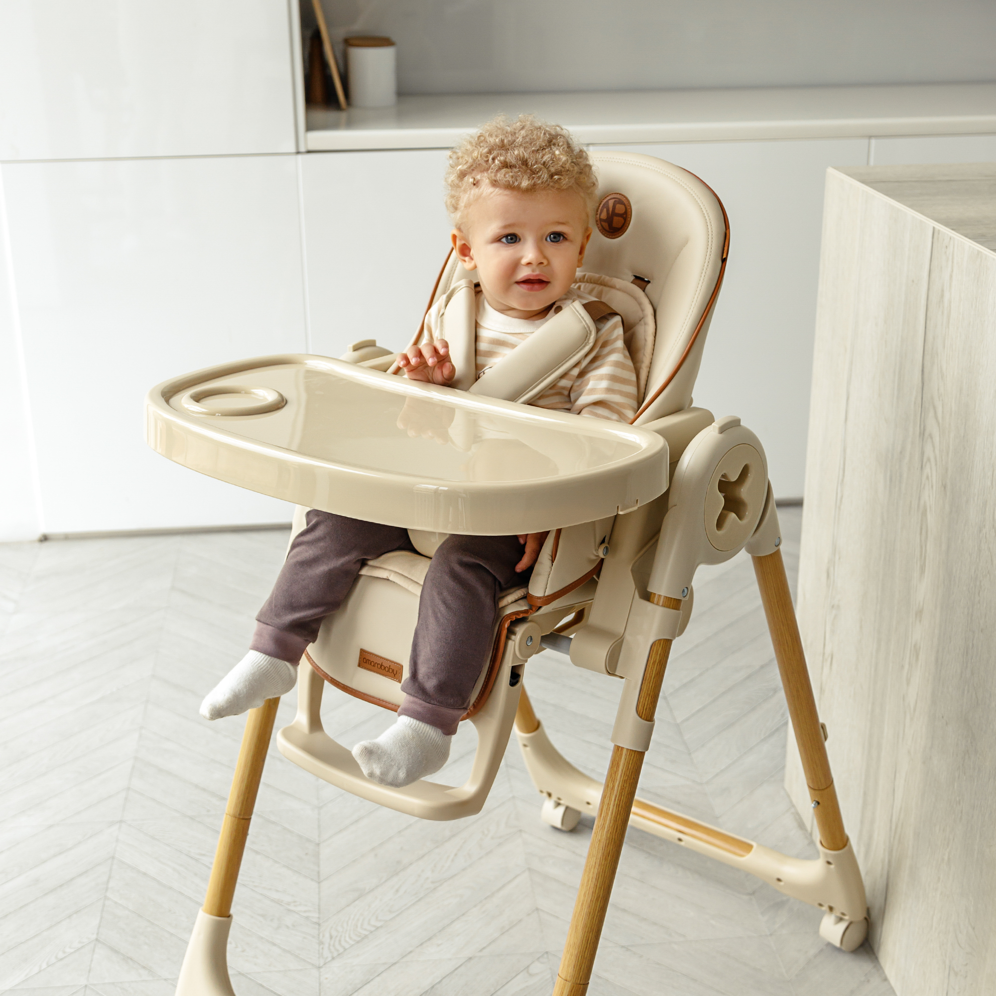 Стульчик для кормления Amarobaby Elegant - фото 23