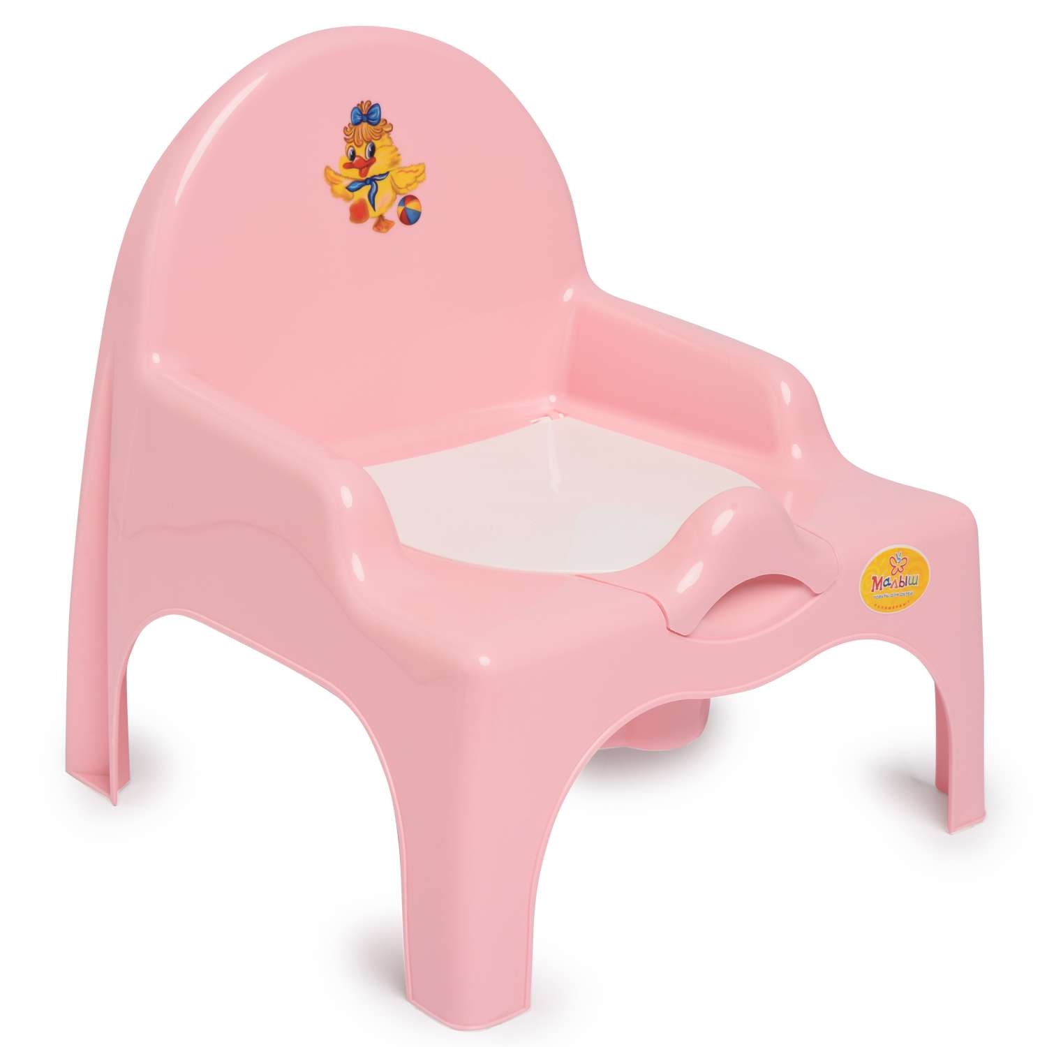Стульчик детский Полимербыт туалетный Розовый - фото 1