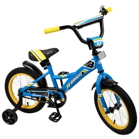 Велосипед детский Navigator BASIC 14 дюймов четырехколесный двухколесный городской