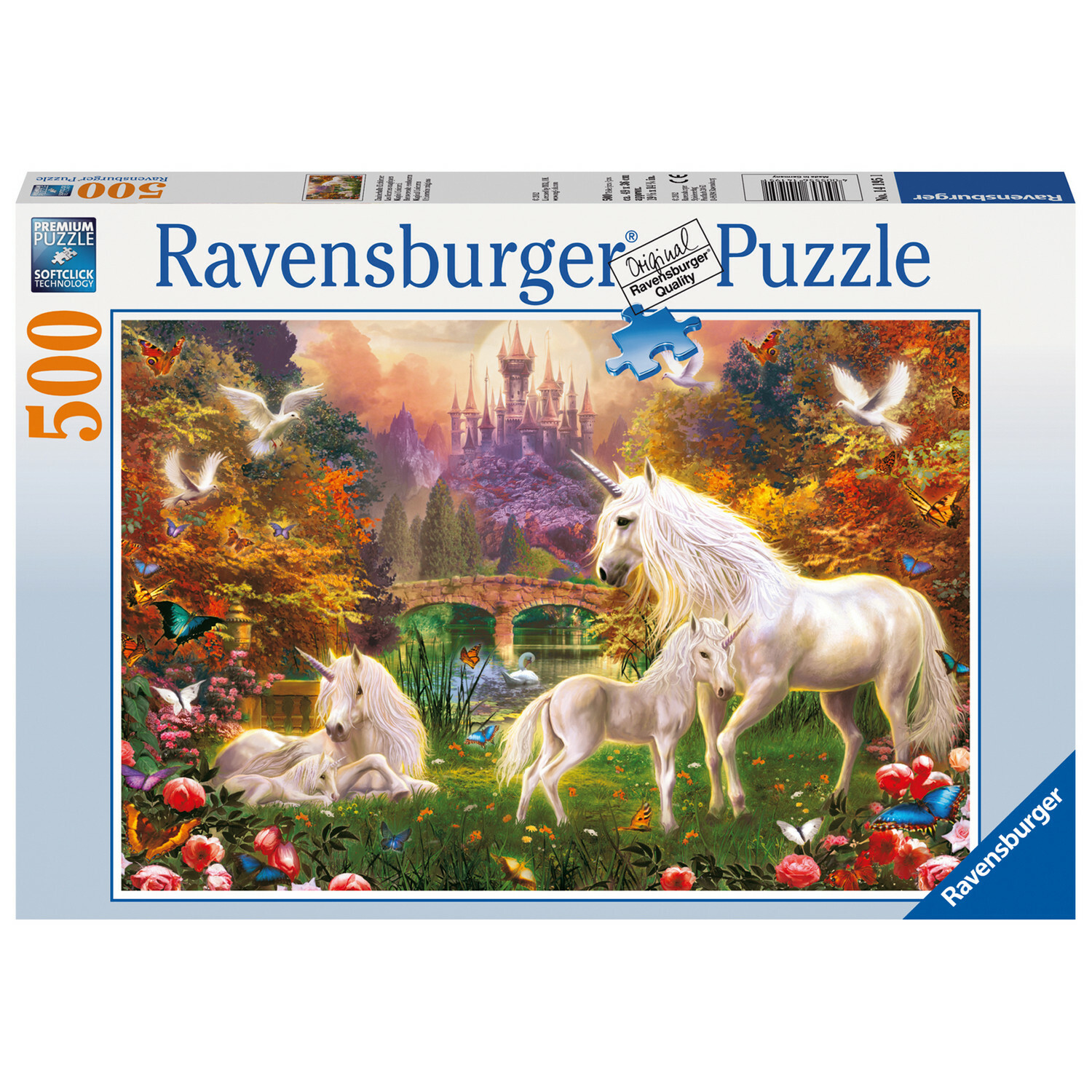 Пазл Ravensburger Волшебные единороги 500элементов 14195 - фото 1