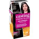Краска для волос LOREAL Casting Creme Gloss без аммиака оттенок 100 Черная ваниль