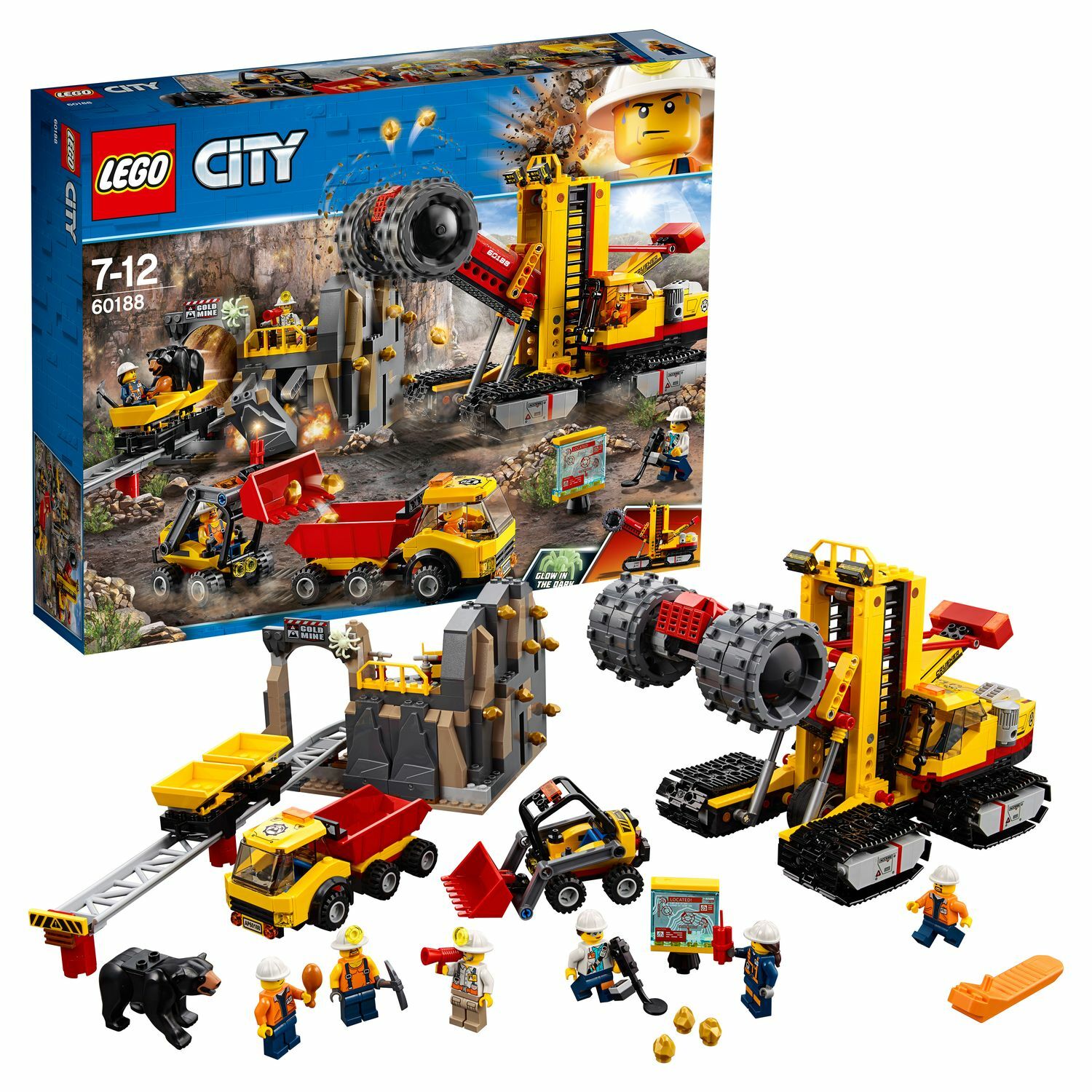 Конструктор LEGO Шахта City Mining (60188) купить по цене 6499 ₽ в  интернет-магазине Детский мир