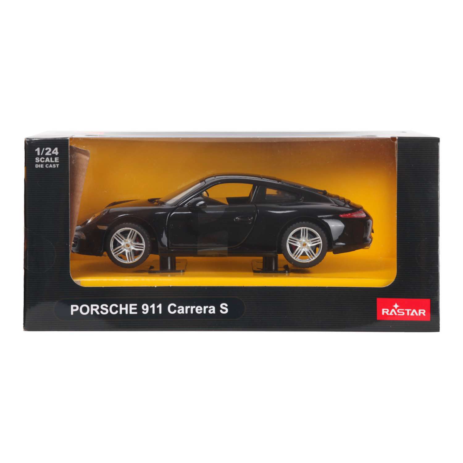 Машина Rastar 1:24 Porsche 911 Черная 56200 56200 - фото 2
