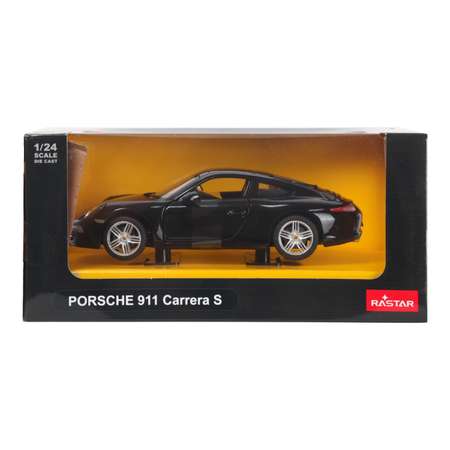 Машина Rastar 1:24 Porsche 911 Черная 56200