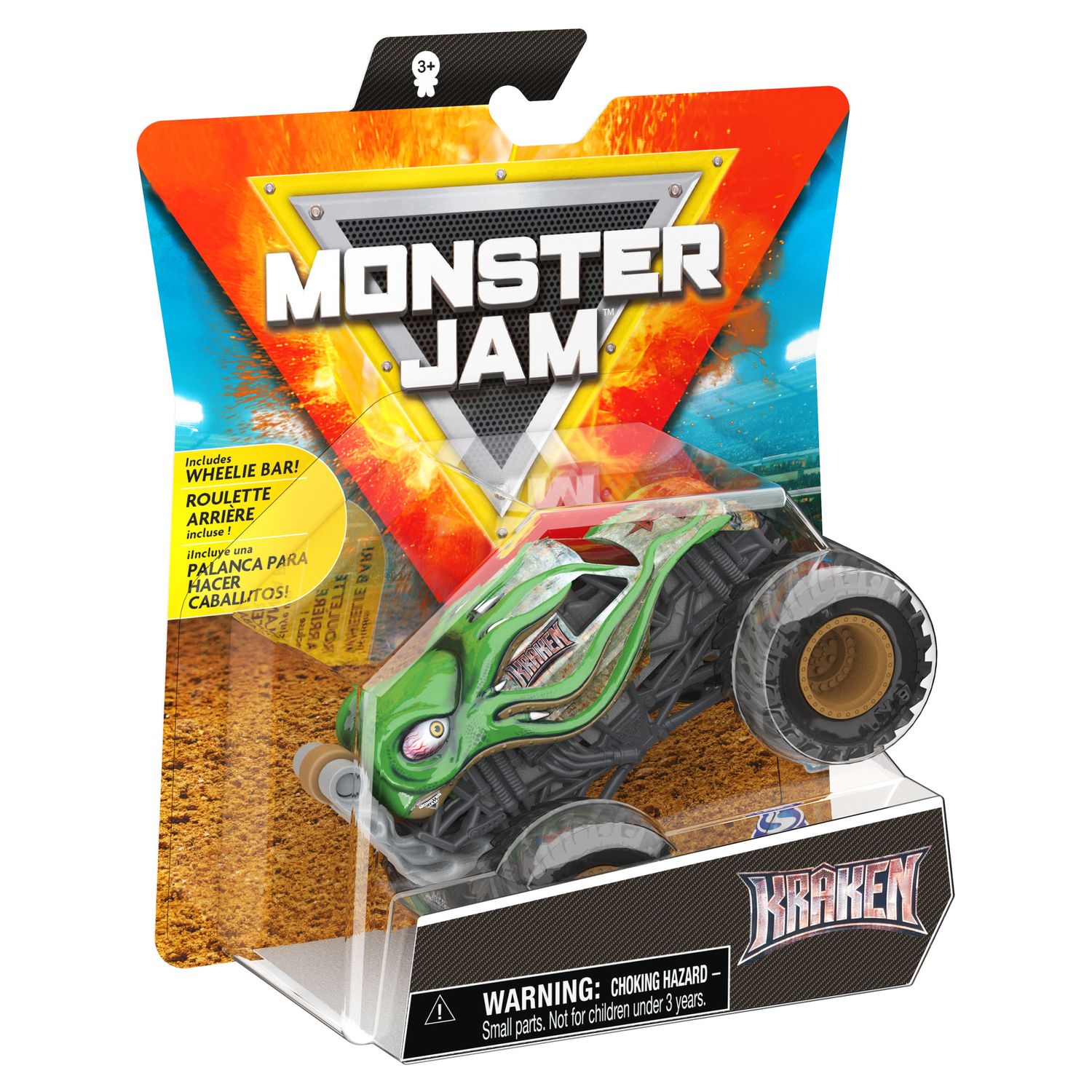 Машинка Monster Jam 1:64 Kraken 6060864 6060864 - фото 3