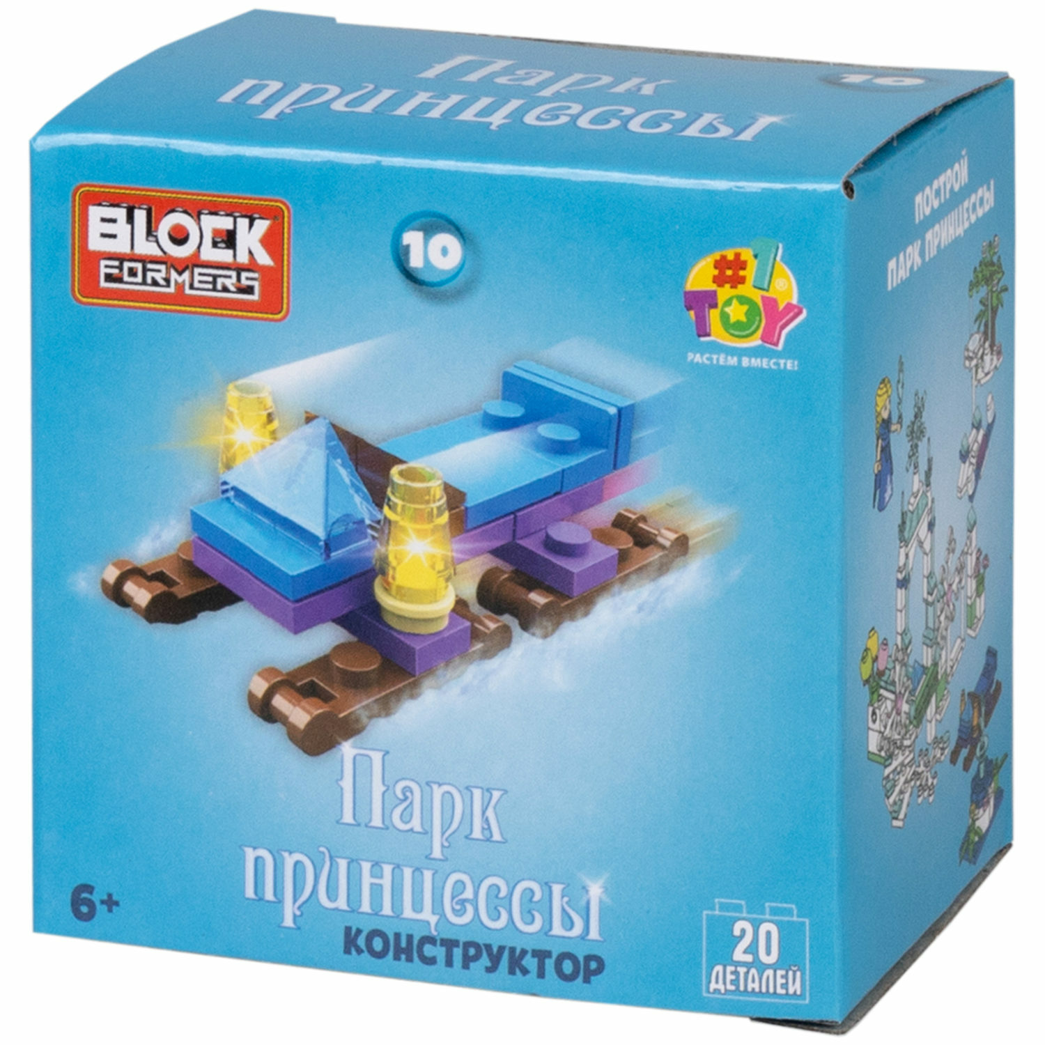 Игрушка-сюрприз 1TOY Blockformers Парк принцессы 3D конструктор из миниблоков для девочек детский мини наборы - фото 56