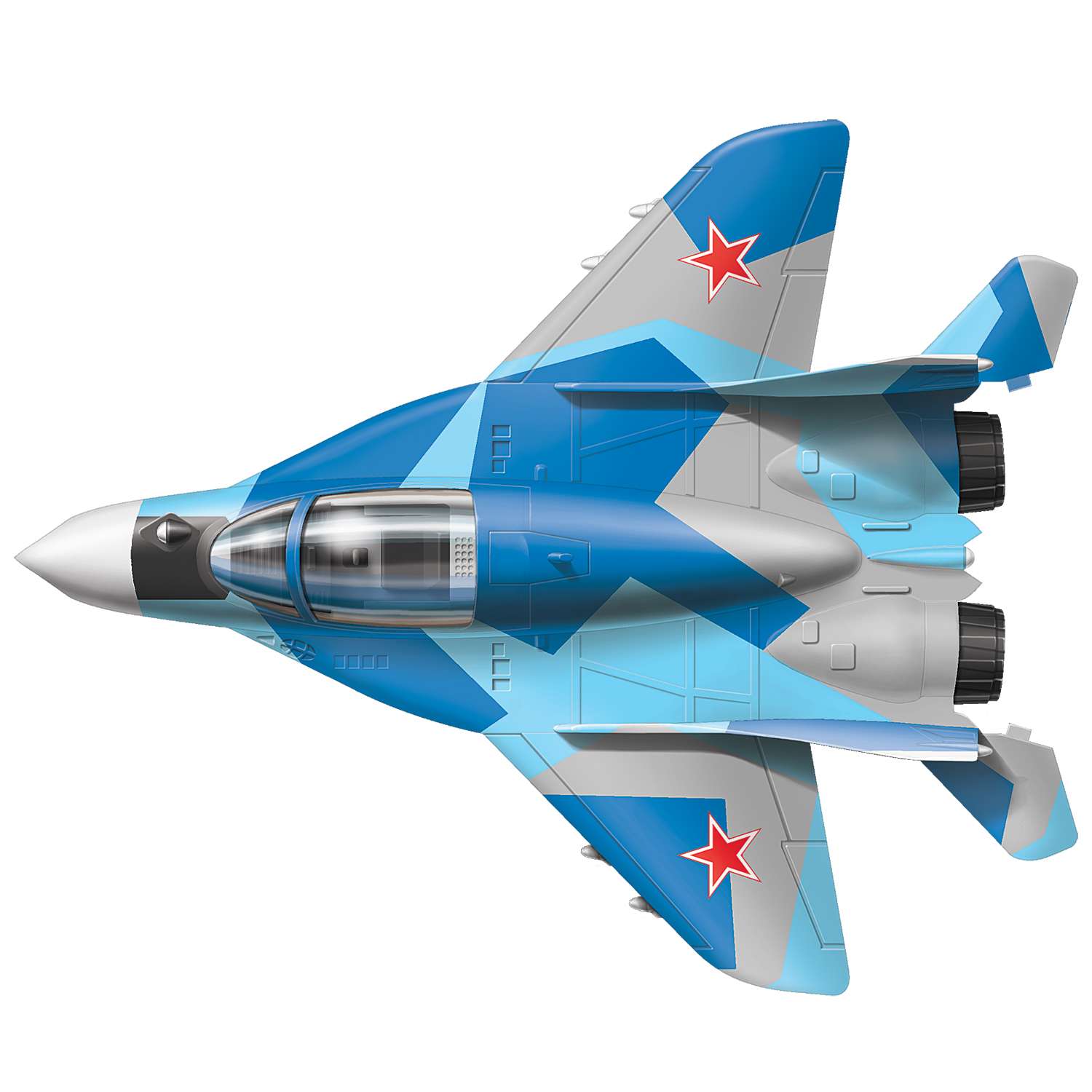 Модель сборная Звезда Российский самолёт истребитель 5210 - фото 3