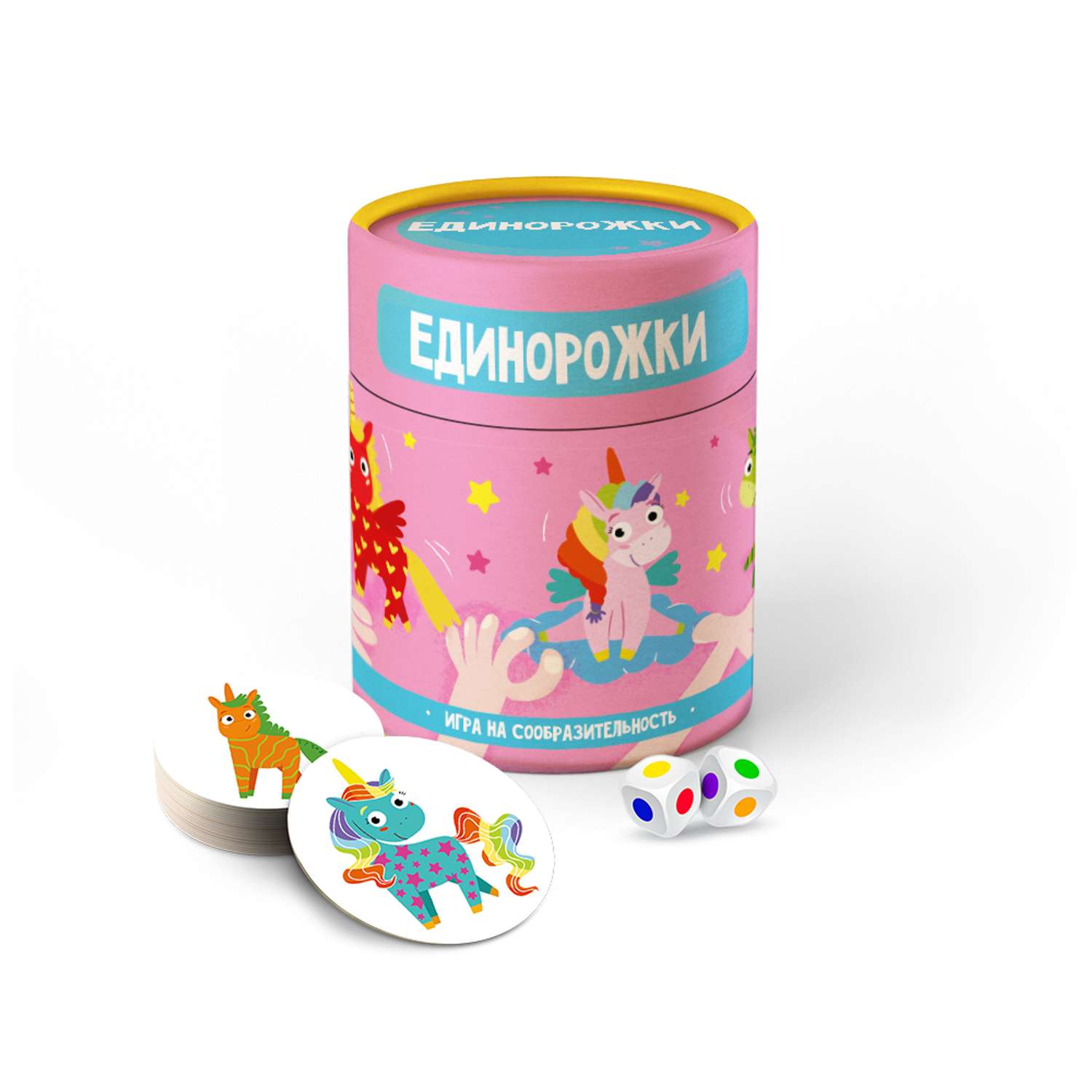 Игра настольная Dodo в тубусе Единорожки - фото 1