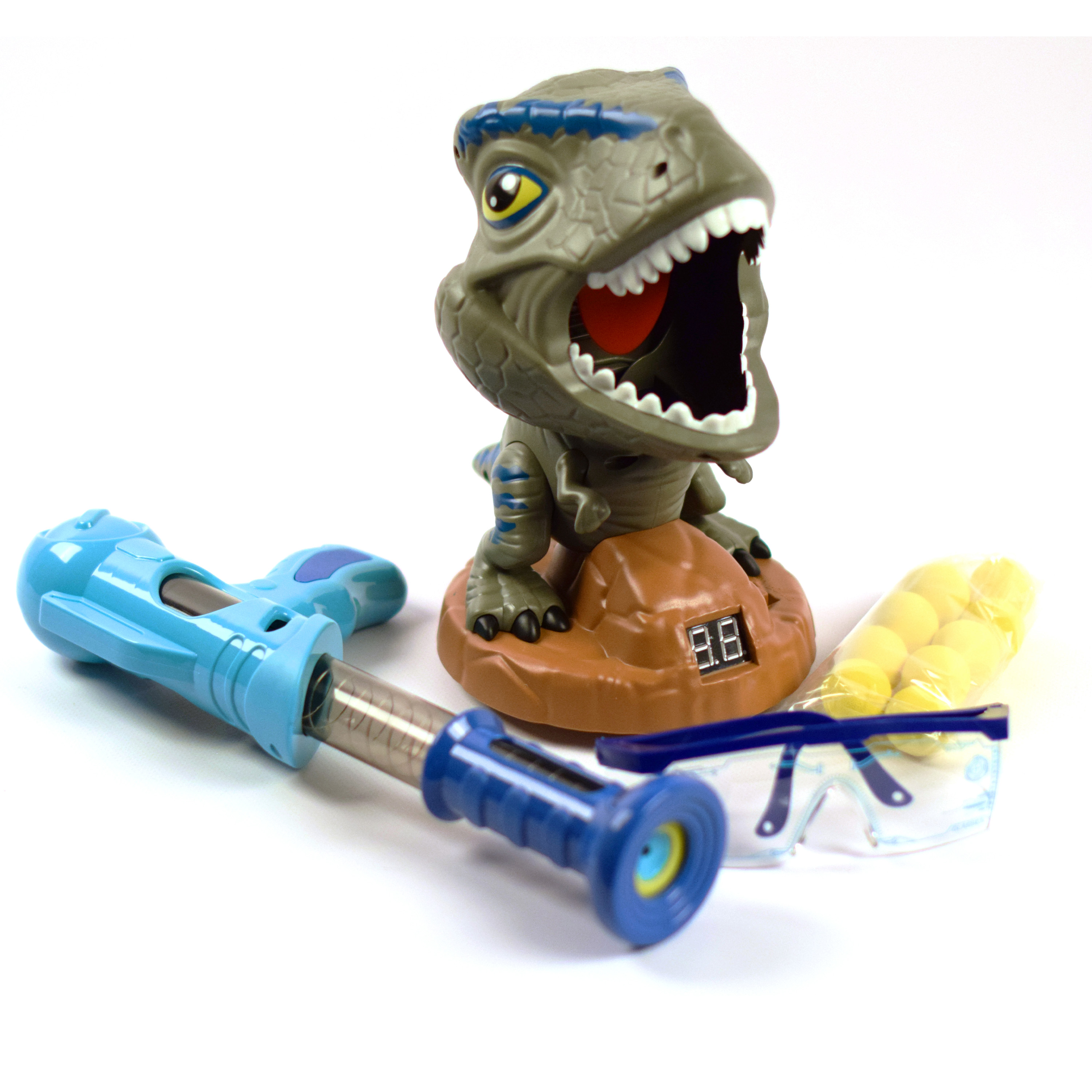 Интерактивная игрушка SHARKTOYS тир с мишенью и помповым пистолетом - фото 1